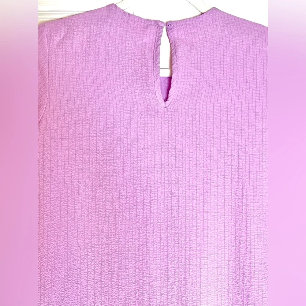 NWOT SHEIN Kids Girls Keyhole Back Ruffle Hem Smock Dress Size  11-12Y‎